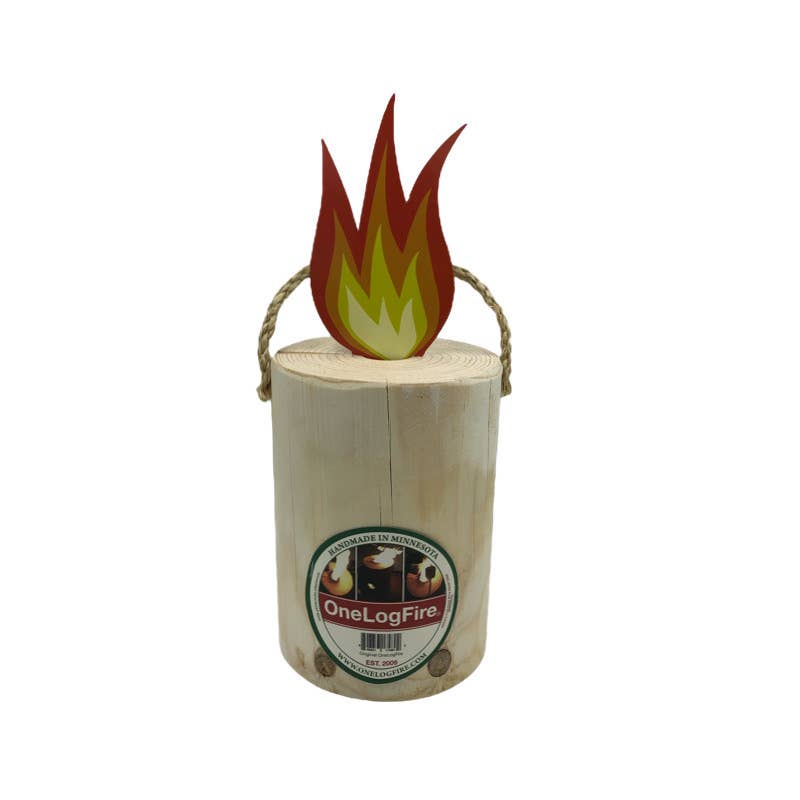 onelogfire Mini – Your Portable Campfire  1-Hour burn time