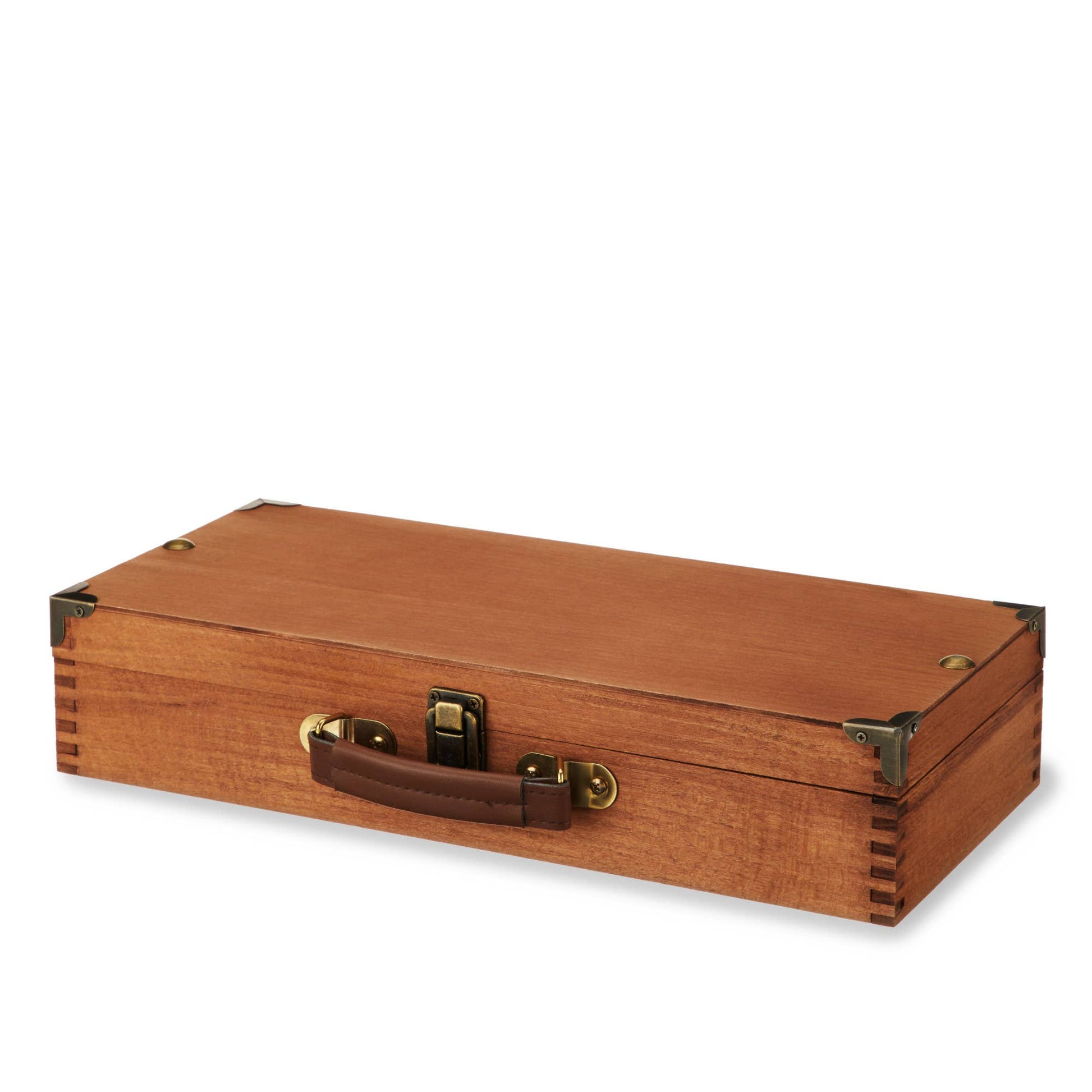 THe Gambler's Kit Classic Poker Set with Wooden Box