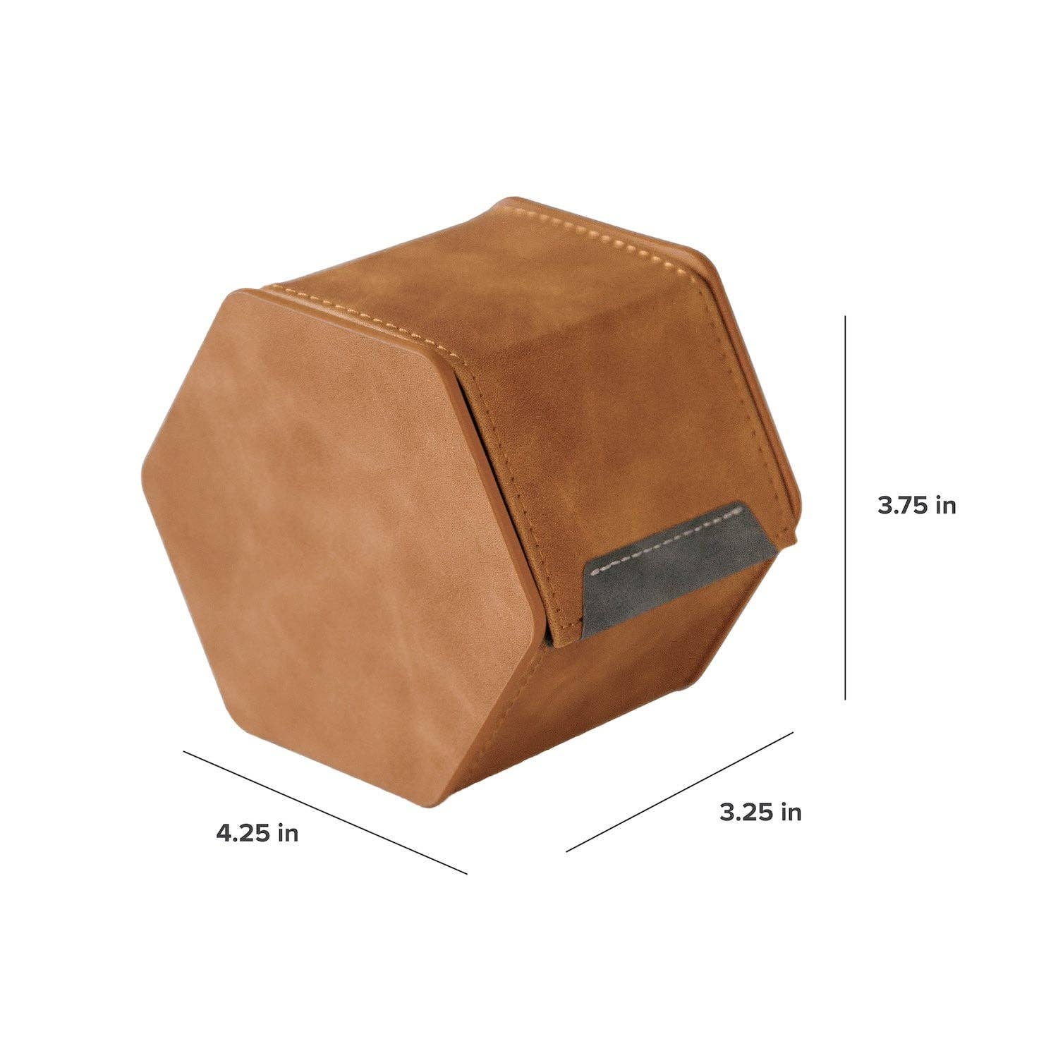 1-Slot Travel Watch Roll - Brown