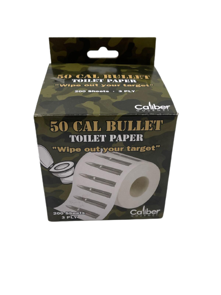 Caliber Gourmet 50 Cal. Bullet Toilet Paper