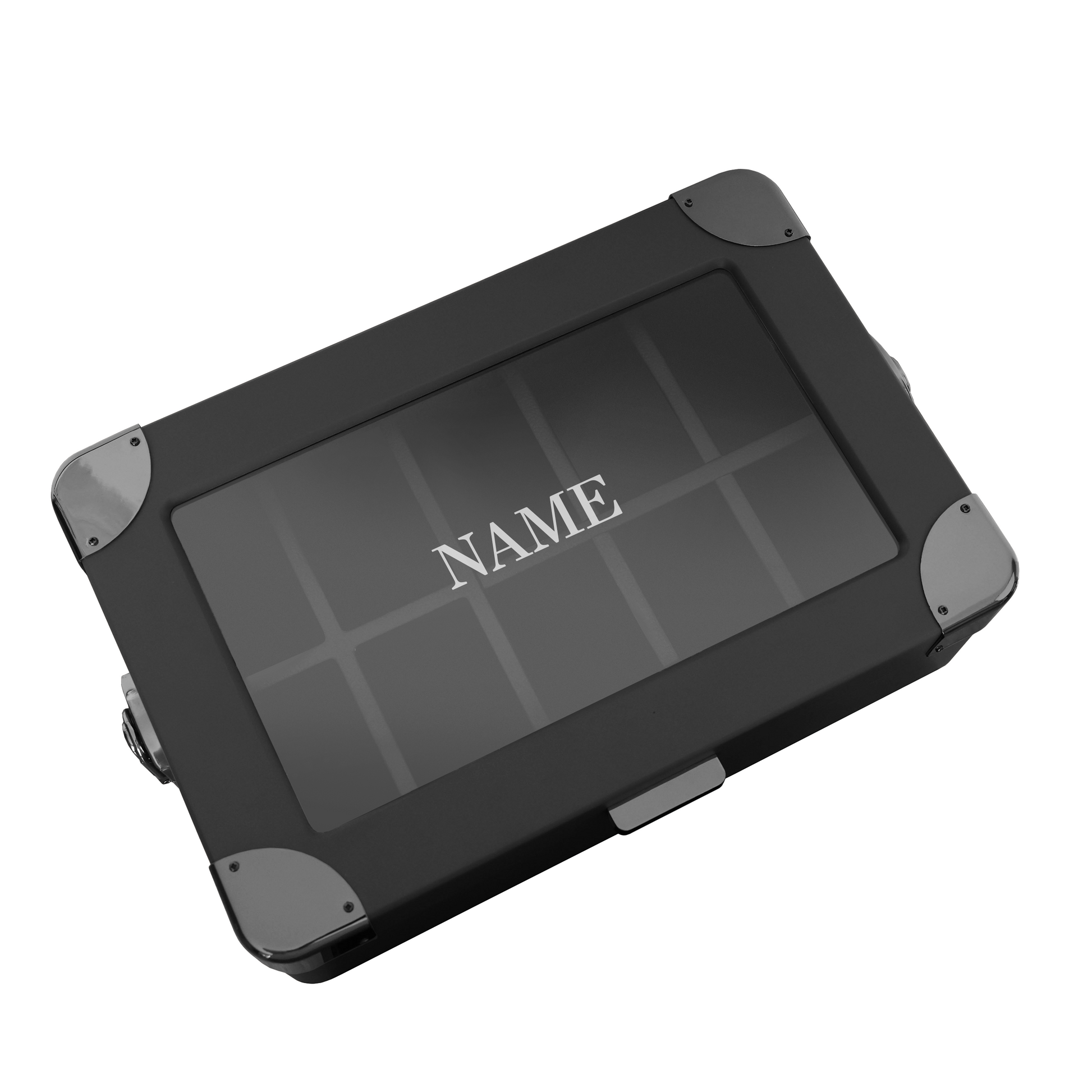 “Black Edition Military Watch Box – Tactical Storage for Your Timepieces”