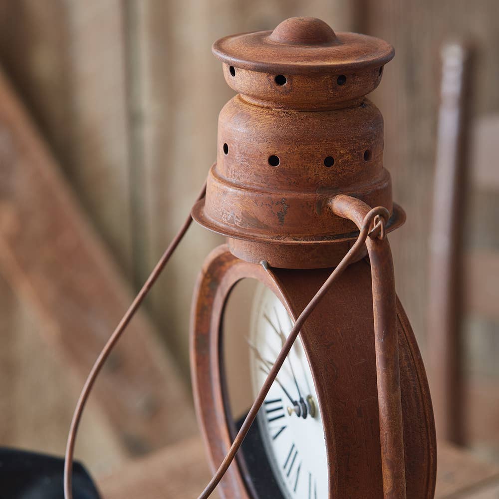 WEathered Lantern Clock