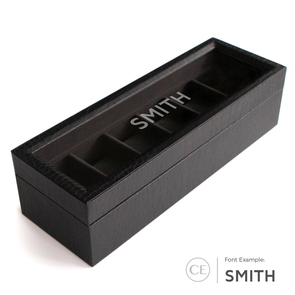 Crocodile Black Watch Box for the Discerning Collector
