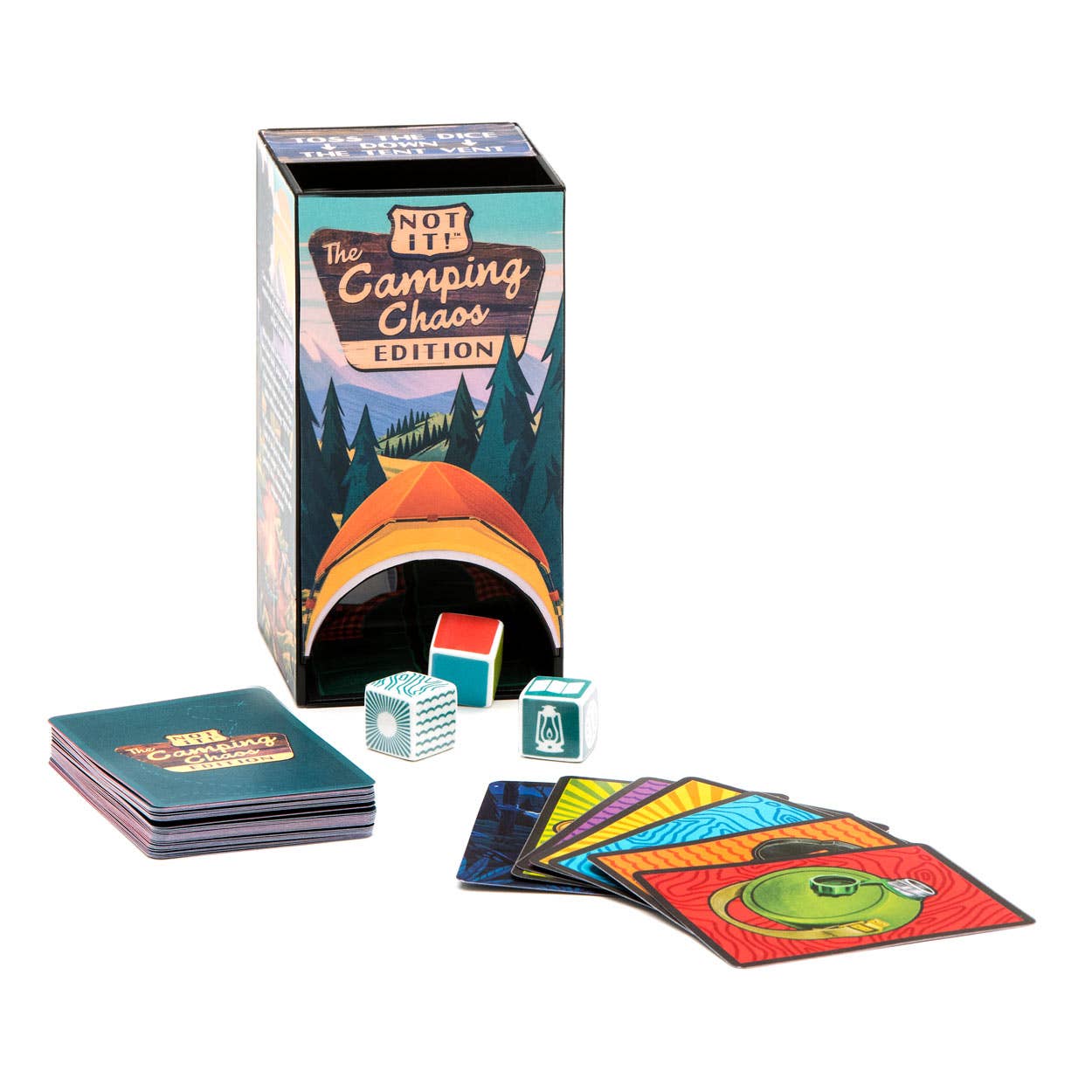 “Happy Camper Gift Box – Everything You Need for Fireside Fun, Including the FIRE!"
