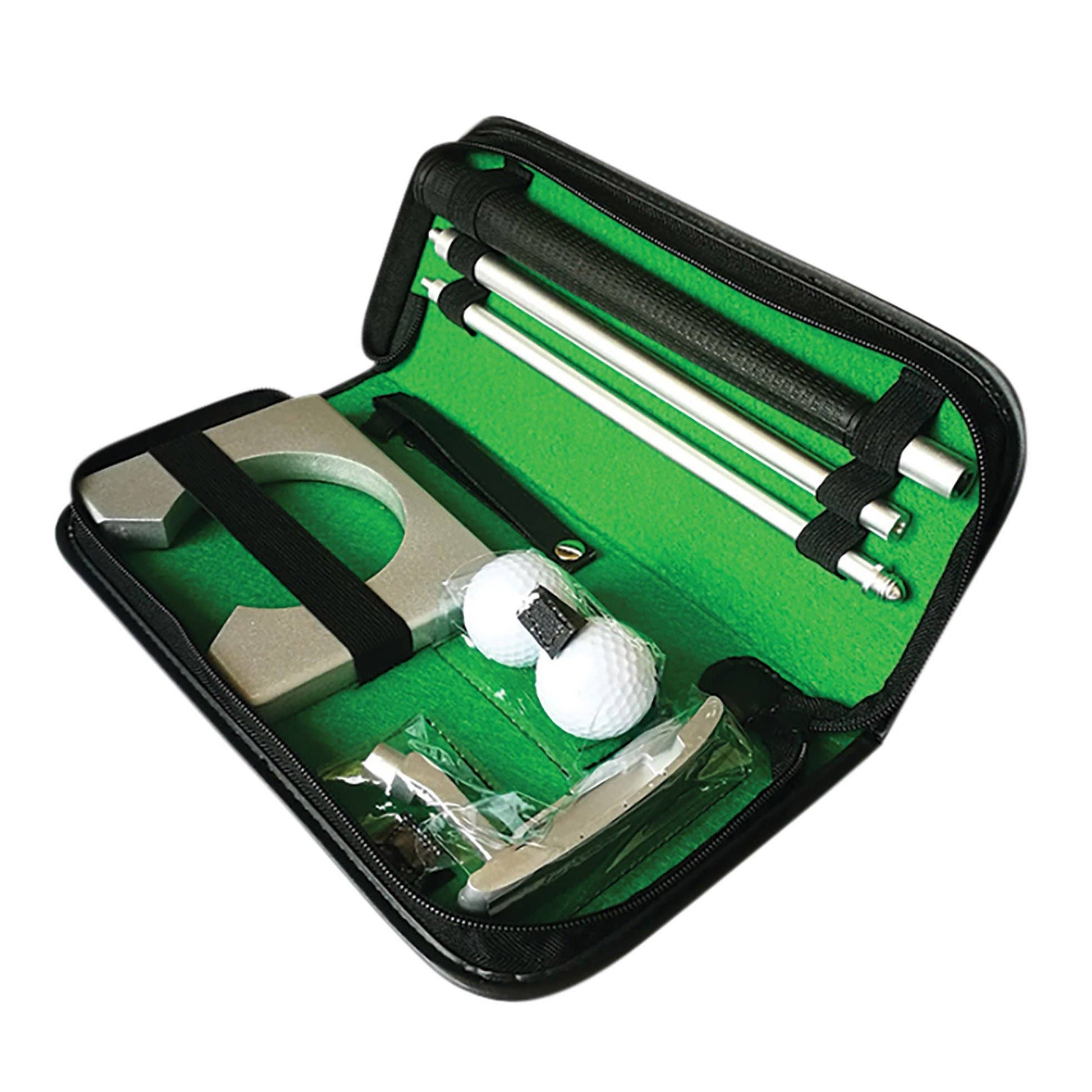 “On-the-Go Golf – Portable Putter Travel Kit”