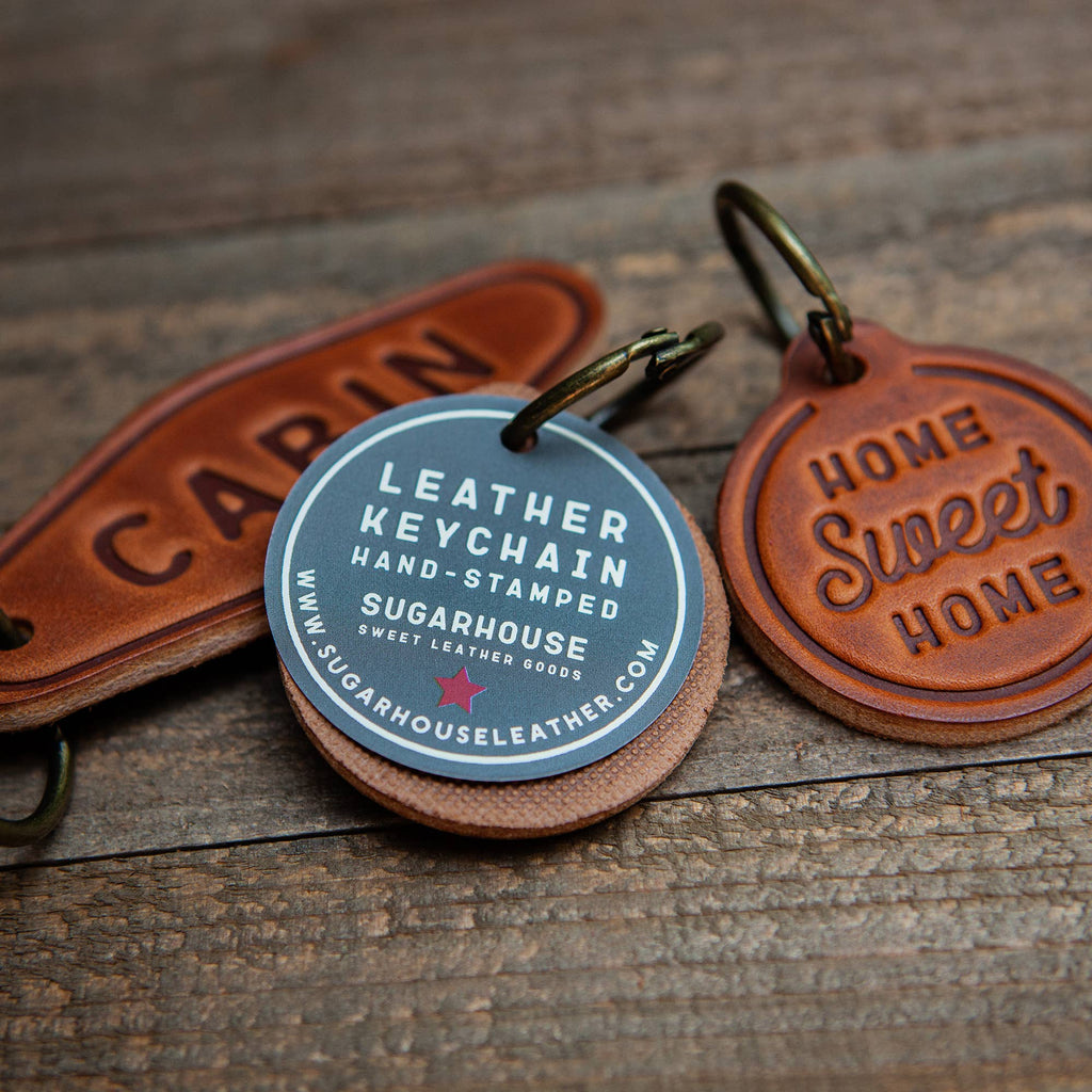 Drive It Like You Stole It Leather Keychain