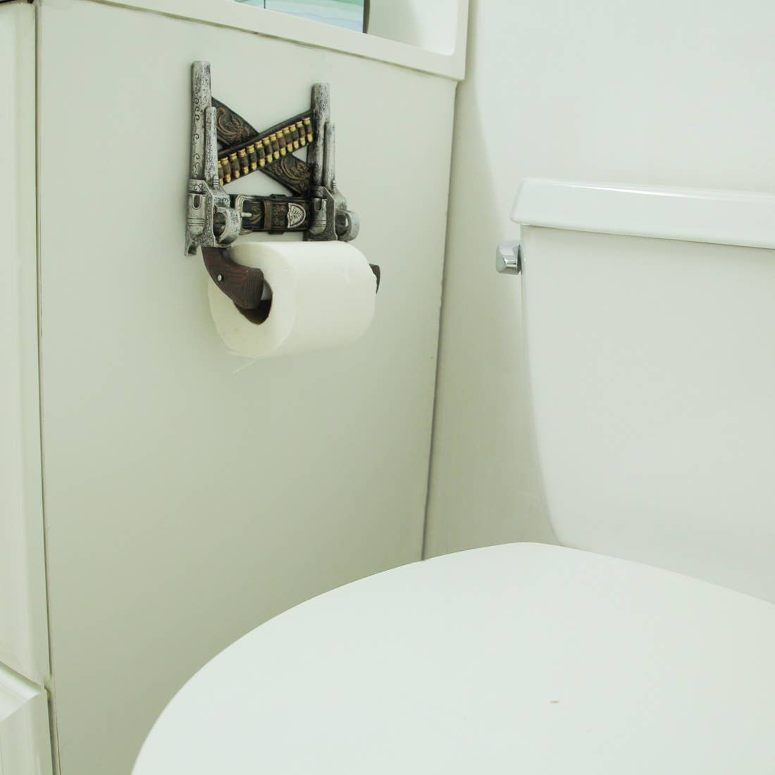 Western Cowboy Toilet Paper Holder Bathroom Decor