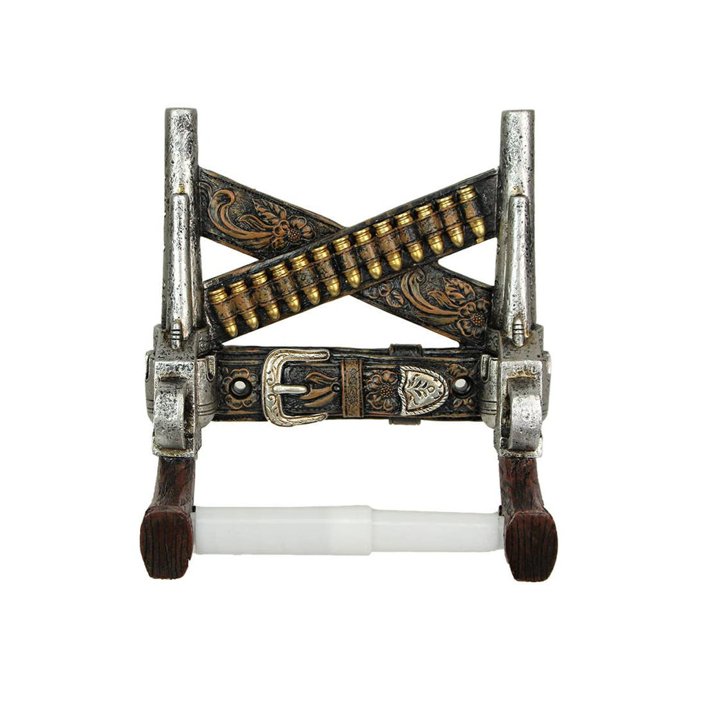 Western Cowboy Toilet Paper Holder Bathroom Decor